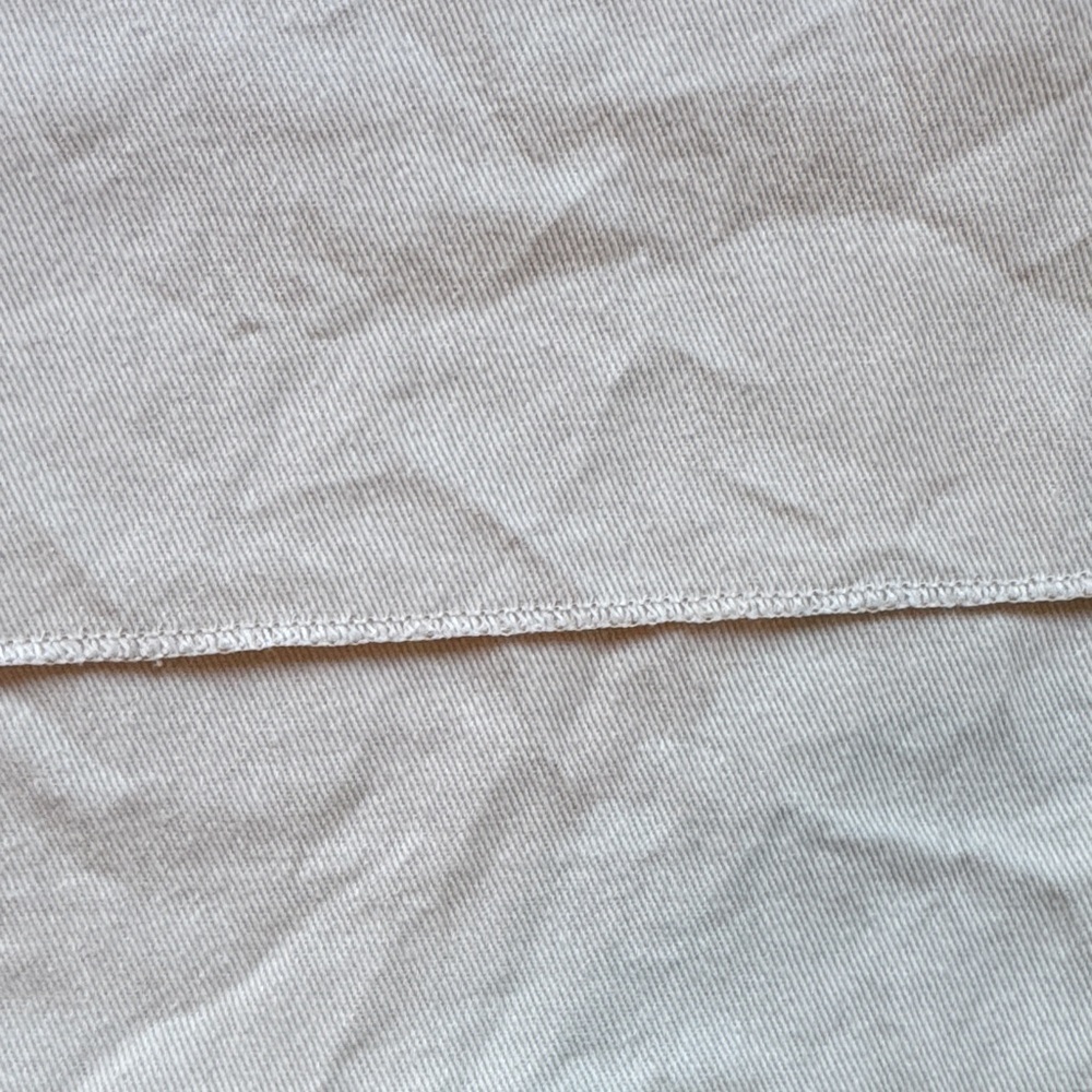 Authentic Louis Vuitton Cream Dust Bag with Navy Logo 18x13 - Picture 3 of 8